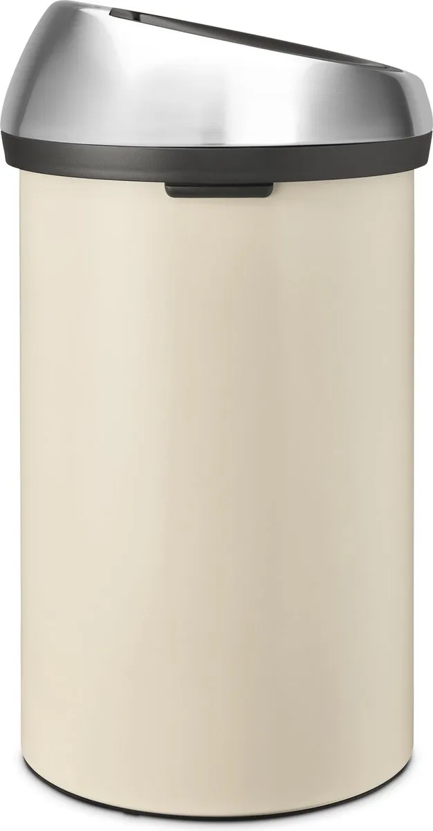 Brabantia Touch Bin Prullenbak 60L - Soft Beige/Matt Steel