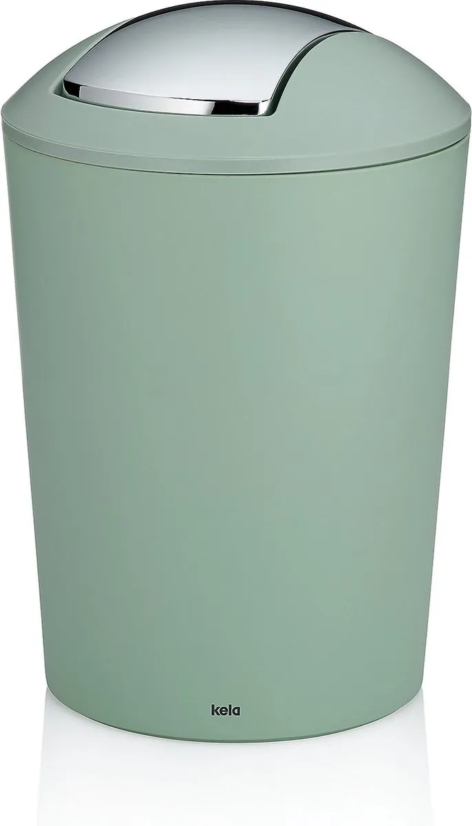 Kela Jade Groen Afvalemmer 5L