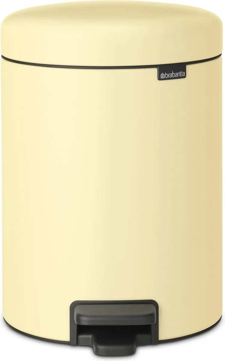 Brabantia NewIcon Prullenbak 5L - Mellow Yellow