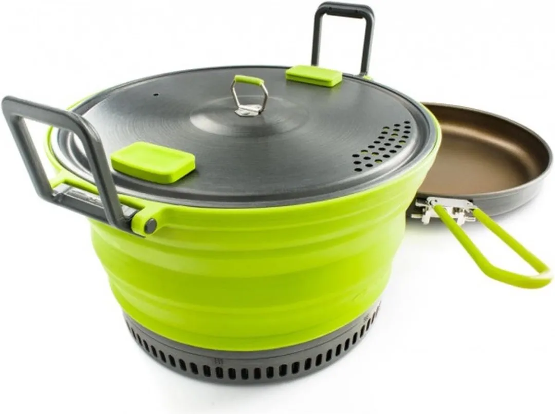 GSI. Escape 3L Pot+ Frypan - Camping pan - Groen