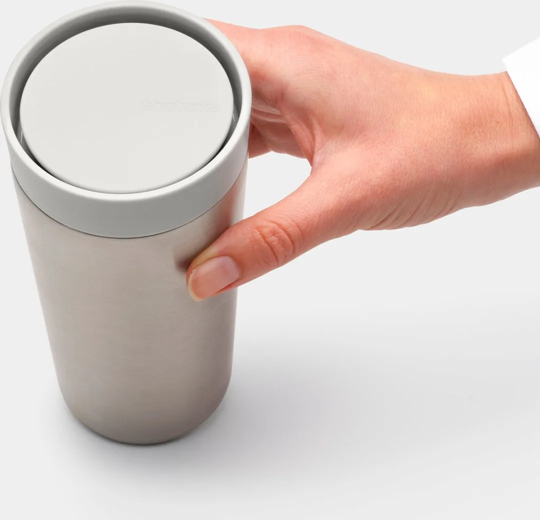 Brabantia Make & Take Thermosbeker 360ml - Light Grey