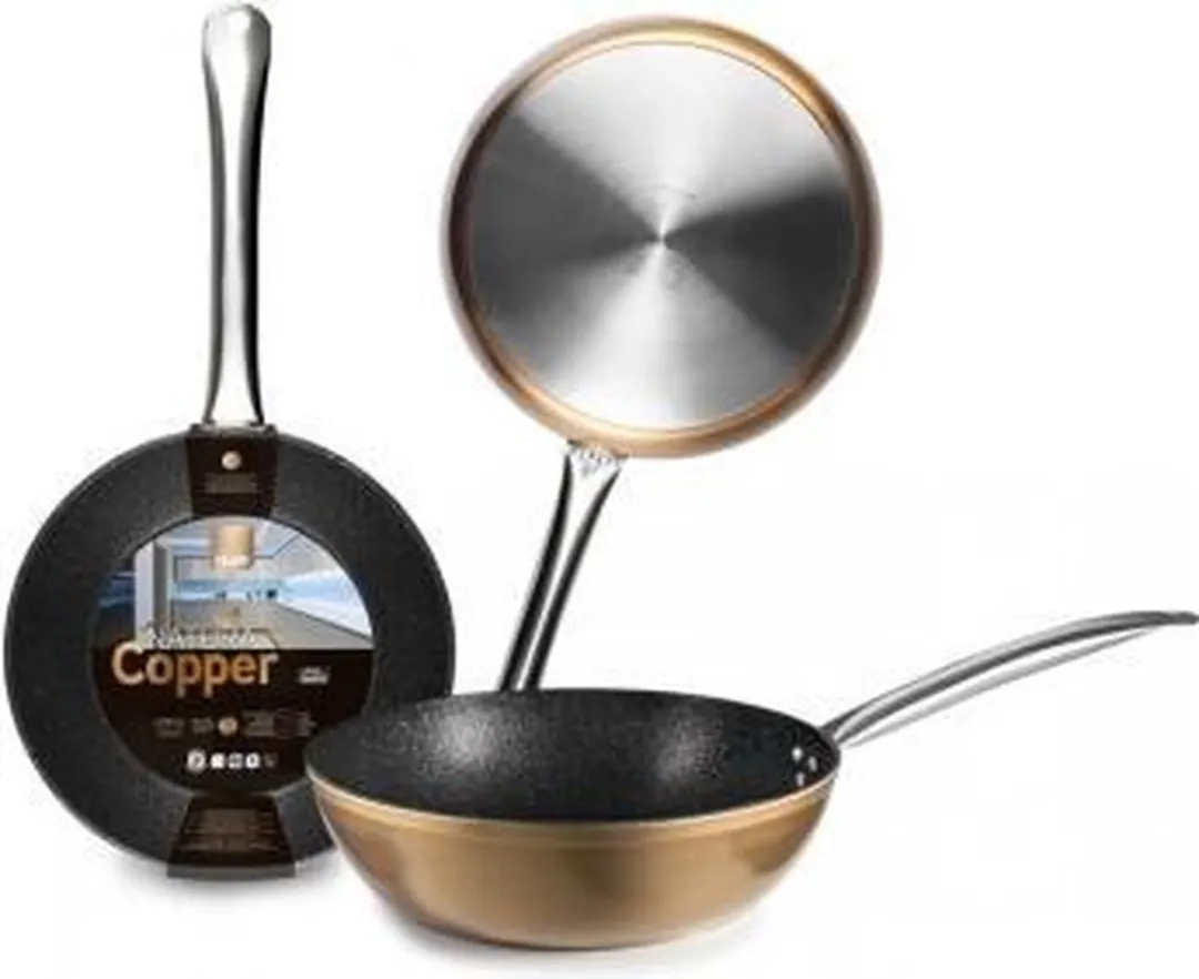 Ibili Natura Copper Diepe Braadpan 28cm