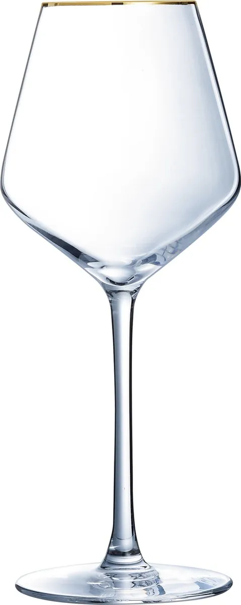 Luminarc Ultime Wijnglas Goudkleurig randje 38cl