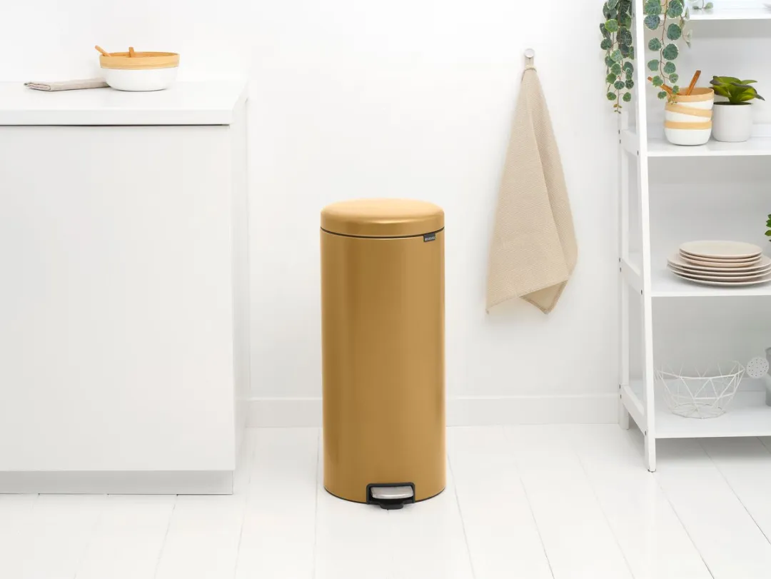 Brabantia NewIcon Prullenbak 30L - Warm Gold