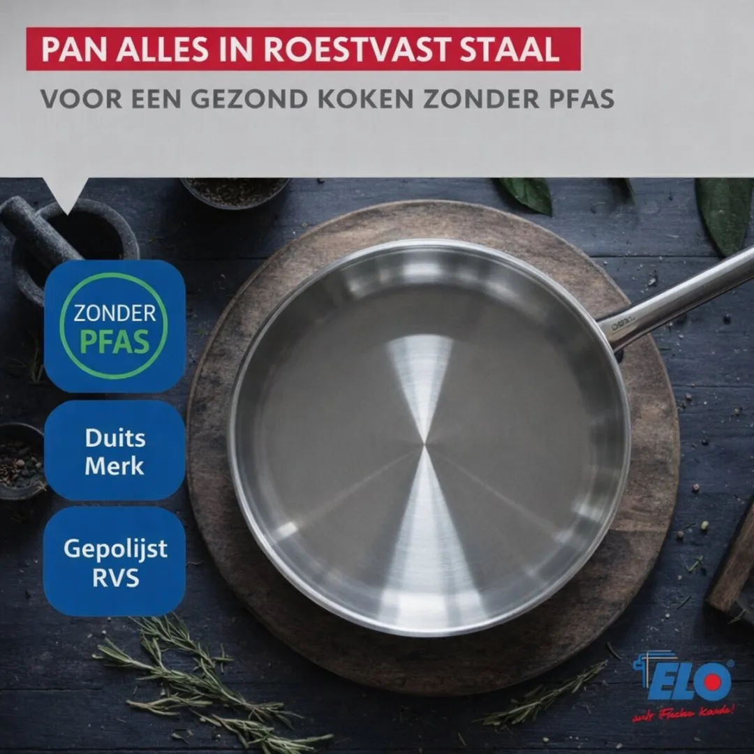 Fackelmann Elo Profi Brillant Keukengerei Set 6-delig - Roestvrij staal