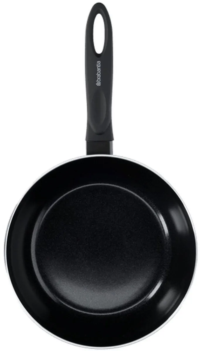 Brabantia Wokpan 28cm - Keramische antiaanbaklaag - Zwart
