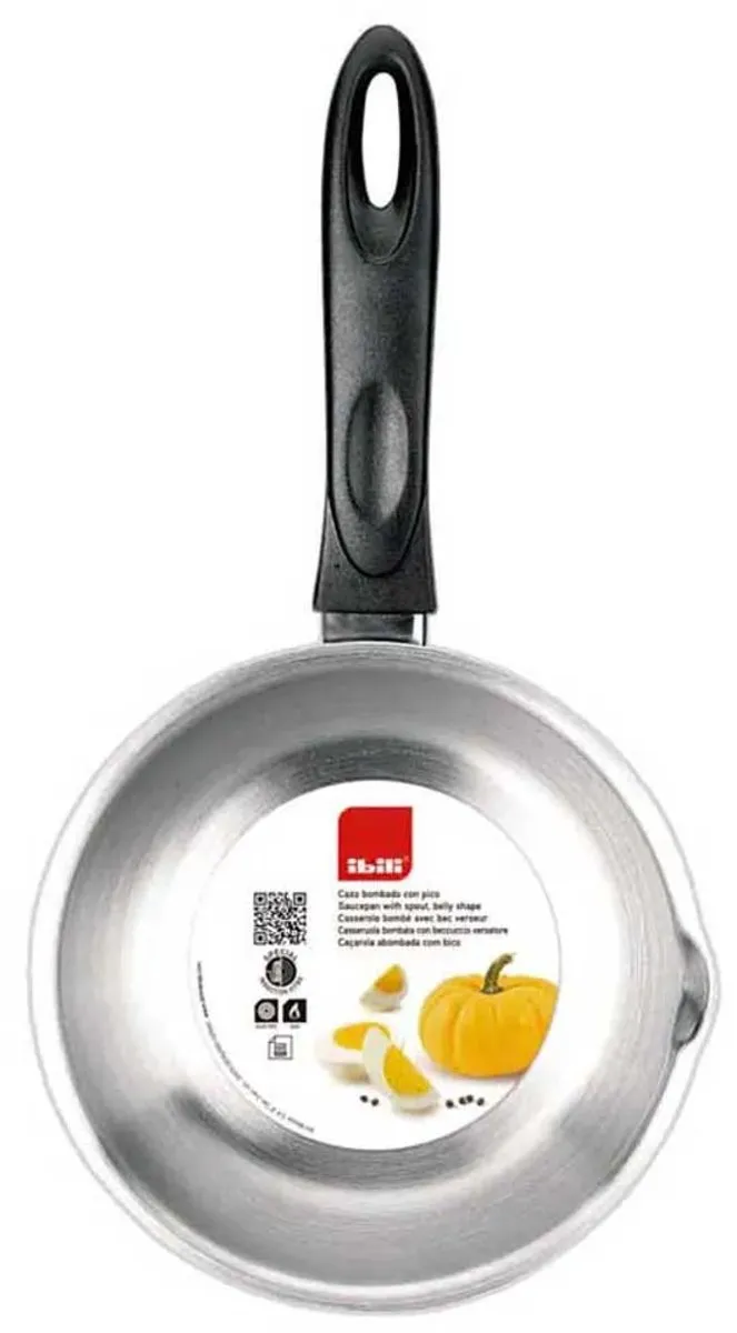Ibili Satinless Steelpan 18cm - 1.9L - Zilver - afbeelding 2 van 2