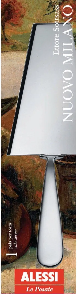 Alessi Nuovo Milano Taartschep - Zilver