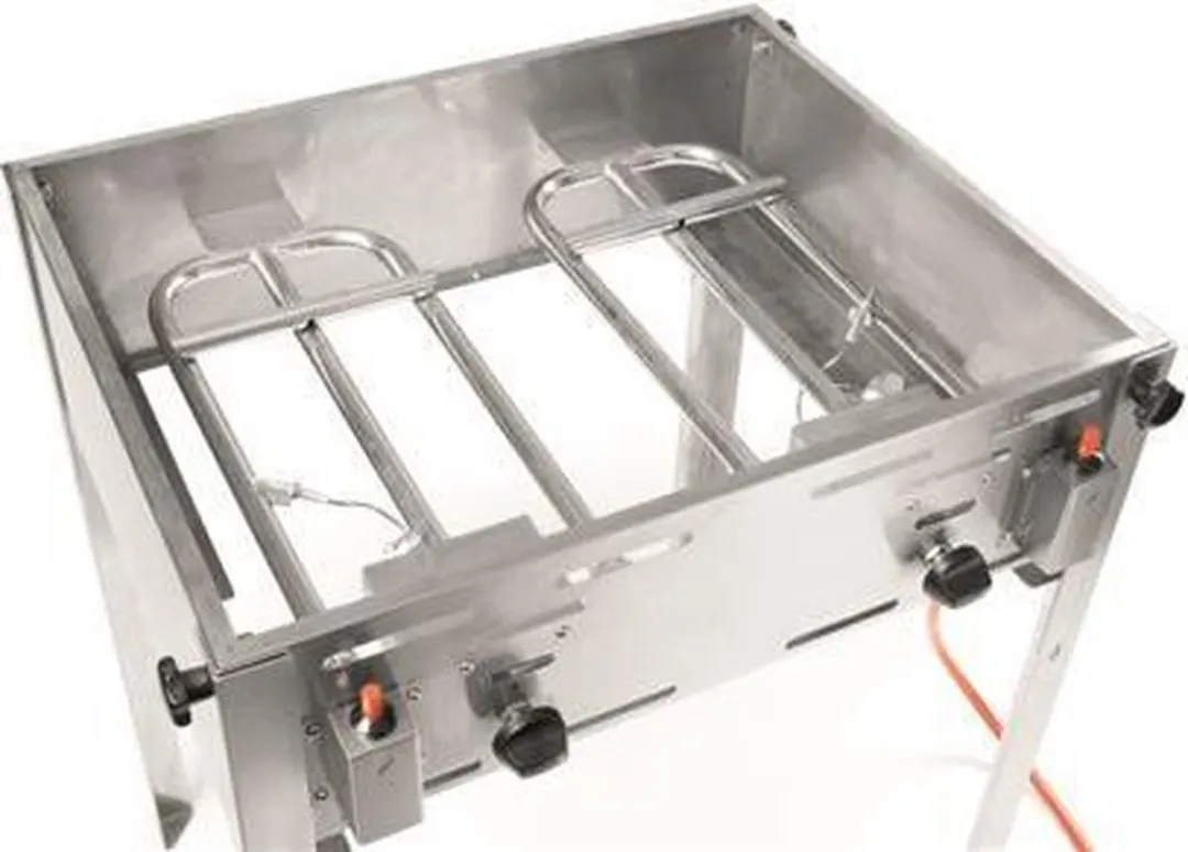 HENDI Grill-Master Maxi BBQ - 11,6kW - 2 Branders - RVS