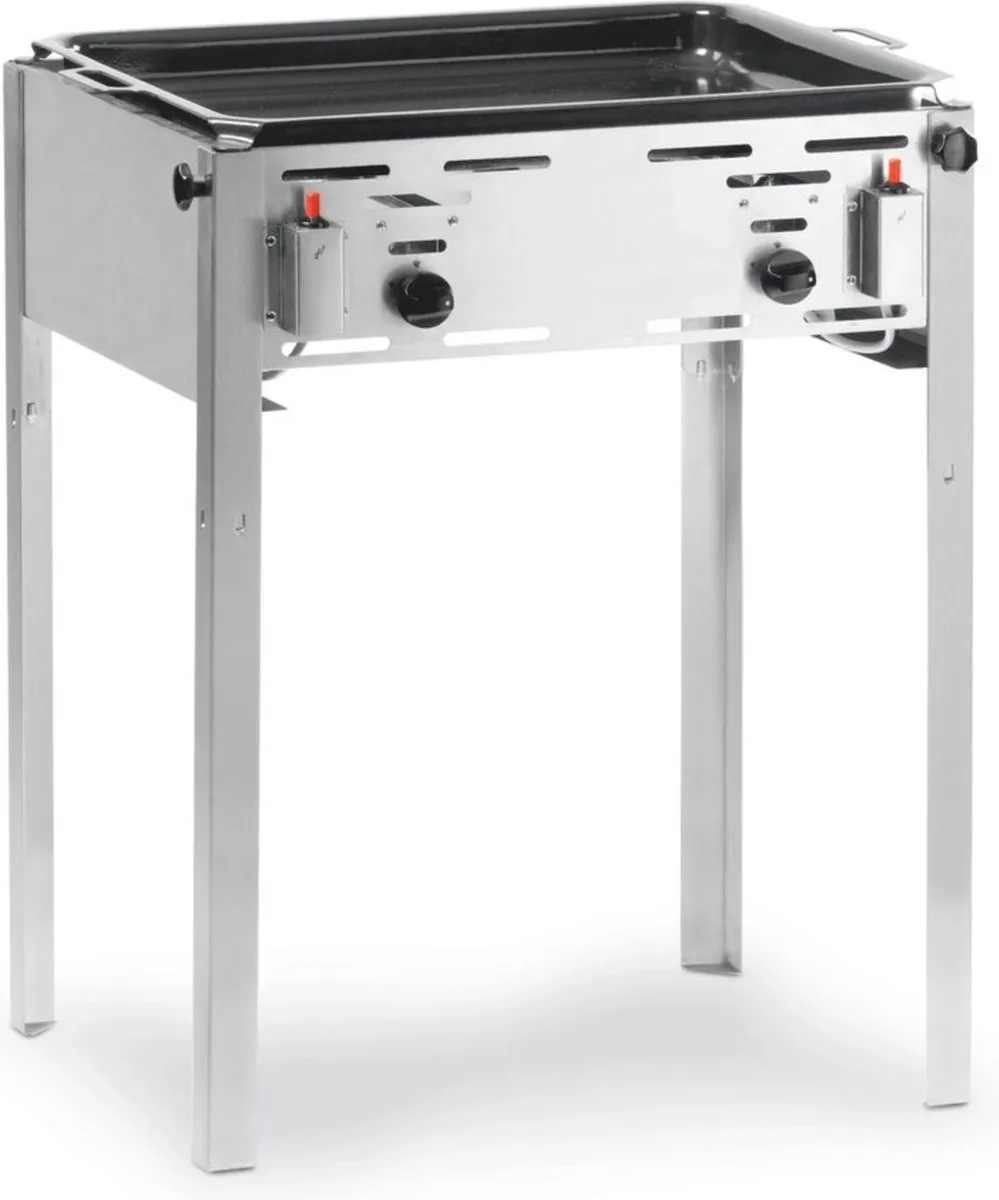 HENDI Grill-Master Maxi BBQ - 11,6kW - 2 Branders - RVS