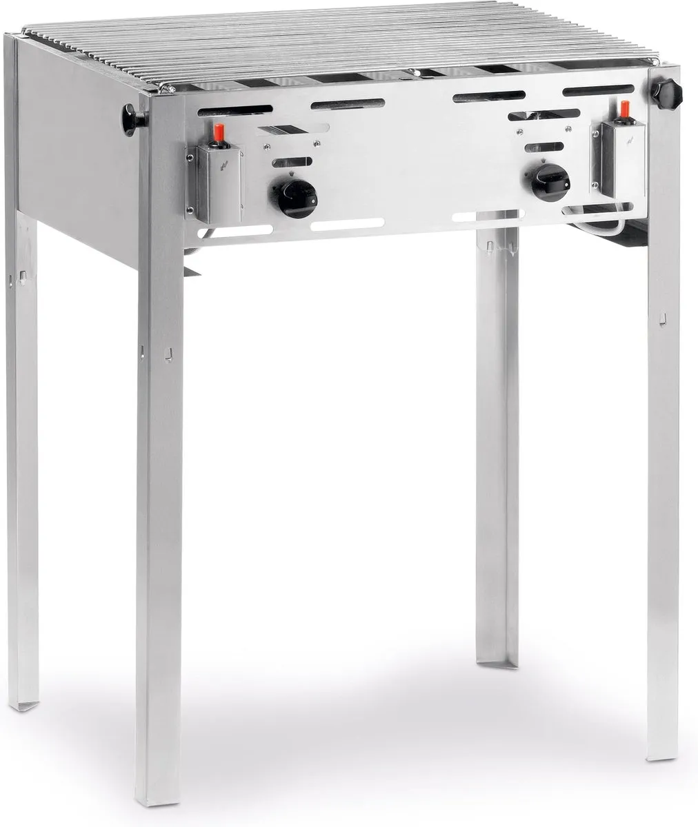 HENDI Grill-Master Maxi BBQ - 11,6kW - 2 Branders - RVS