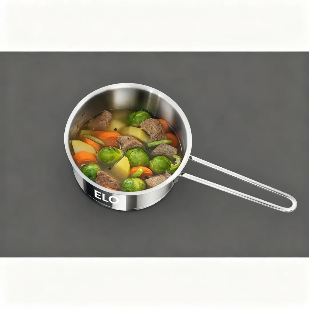 Fackelmann Elo Steelpan 16cm - 1,3L - RVS 18/10 - Inductie - afbeelding 6 van 6