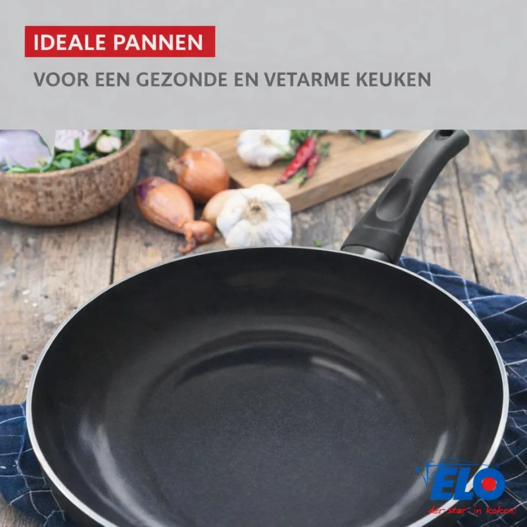 Fackelmann Elo 9728150 Keukengerei Set - 3-delig - Inductie - Zwart