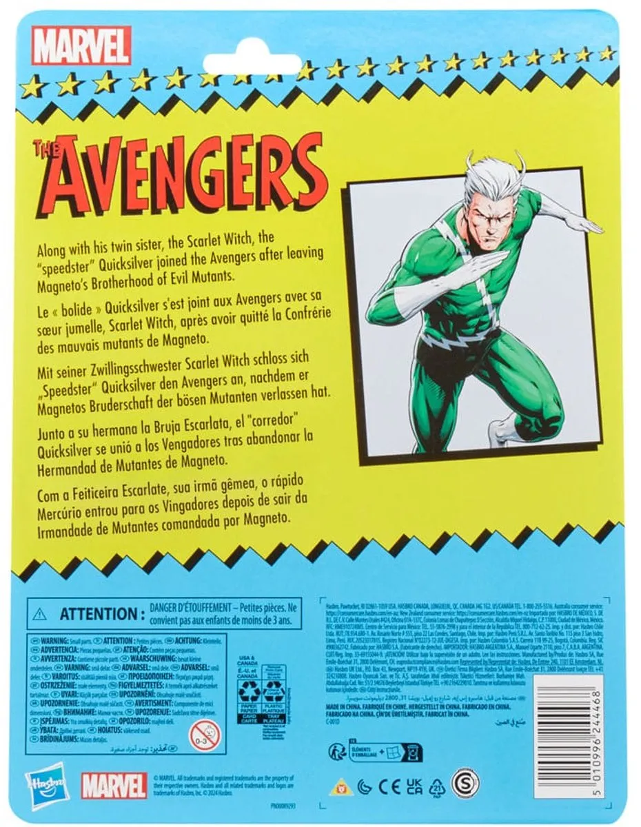 Hasbro Marvel Legends Quicksilver Action Figure 15cm - Multi - afbeelding 6 van 6