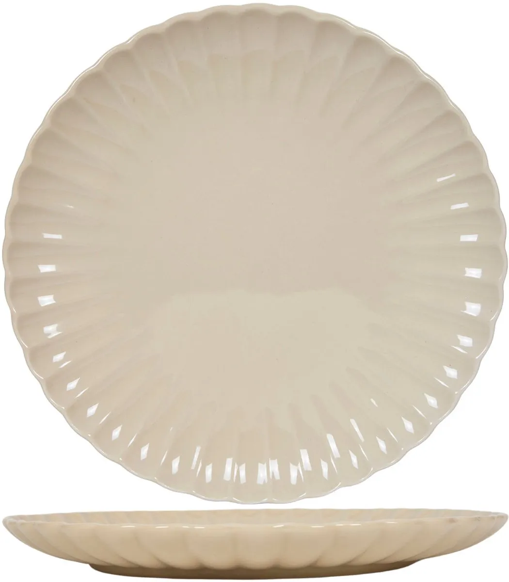 Cookinglife Cardida Ontbijtborden - 6 Stuks - Ø19,5cm - Beige