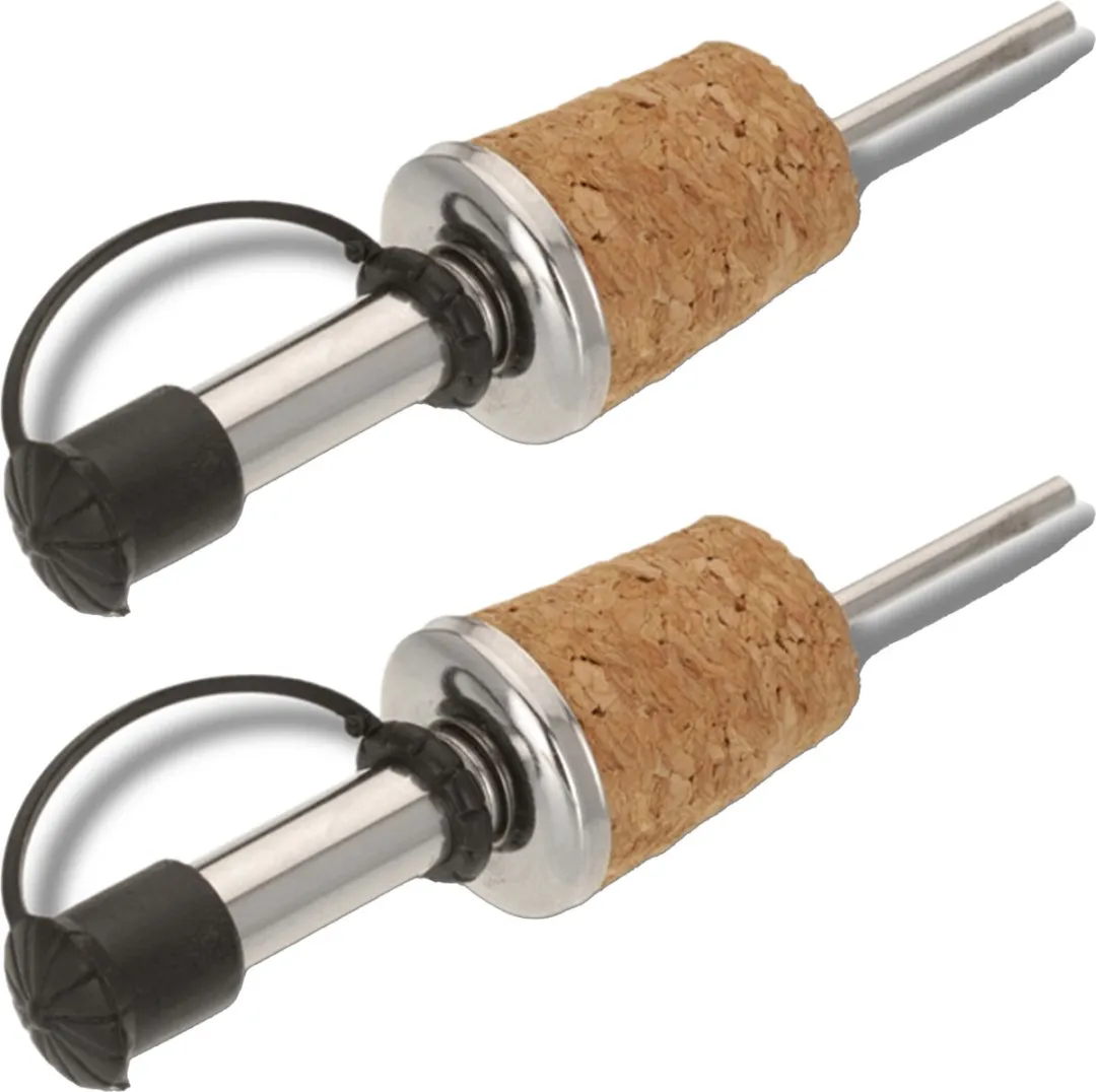 Excellent Houseware Wijnstopper met sluiting 2x