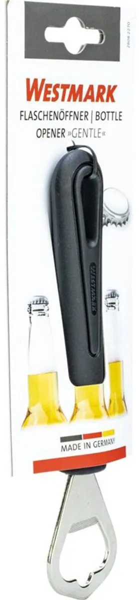 Westmark Flesopener, lengte: 17 cm, staal/kunststof, Gentle, zwart, 28082270