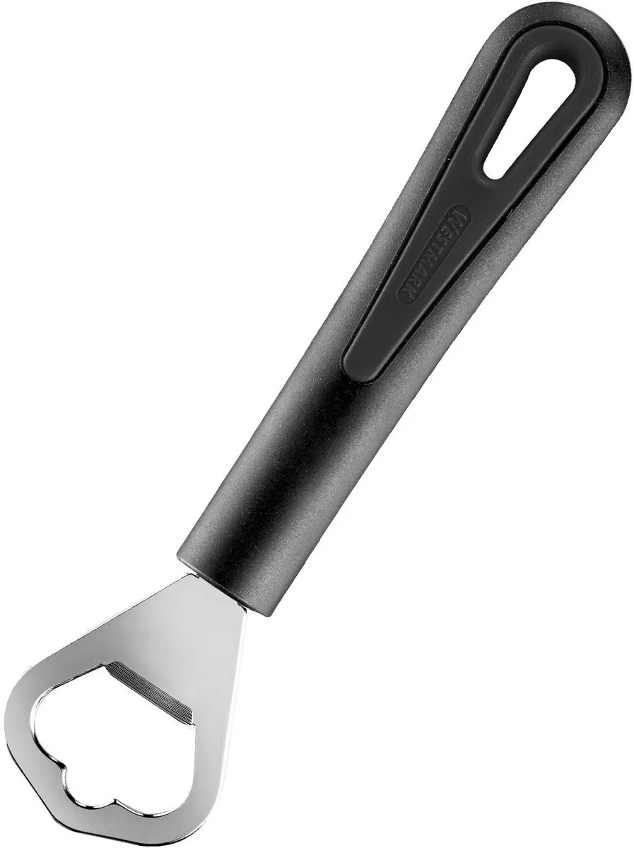 Westmark Flesopener, lengte: 17 cm, staal/kunststof, Gentle, zwart, 28082270