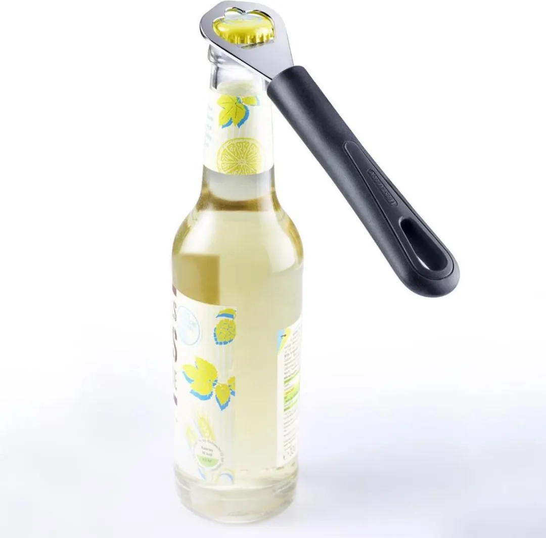 Westmark Flesopener, lengte: 17 cm, staal/kunststof, Gentle, zwart, 28082270