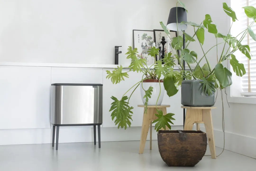 Brabantia Bo Touch Bin Prullenbak 34L - 2 Vakken Matt Steel