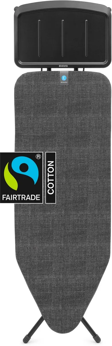 Brabantia Strijkplank C - voor Stoomgenerator - 124 x 45 cm - Denim Black
