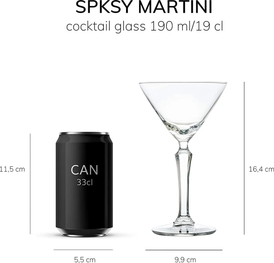 Libbey Cocktailglazen Set - 6 Stuks - 0.19L Transparant - afbeelding 3 van 4