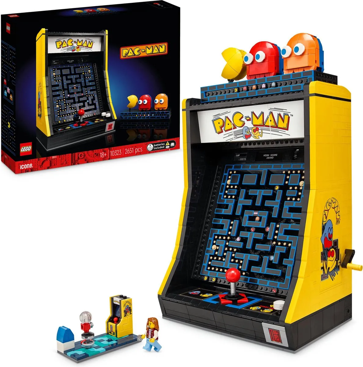 LEGO Icons PAC-MAN Arcade 10323 - 2651 Stukken