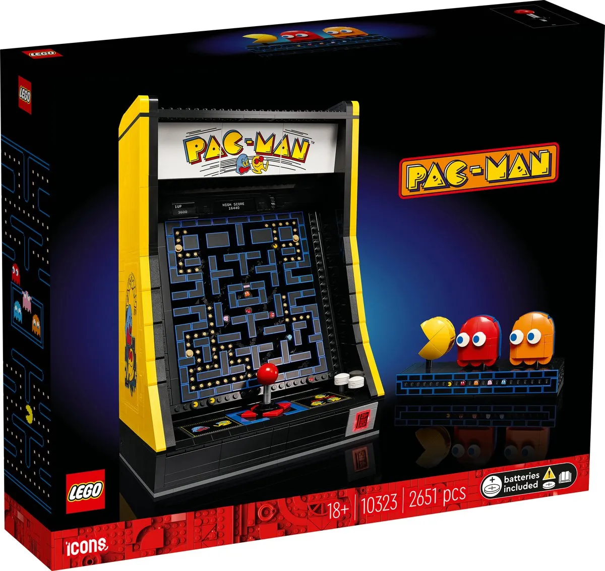 LEGO Icons PAC-MAN Arcade 10323 - 2651 Stukken - afbeelding 6 van 6