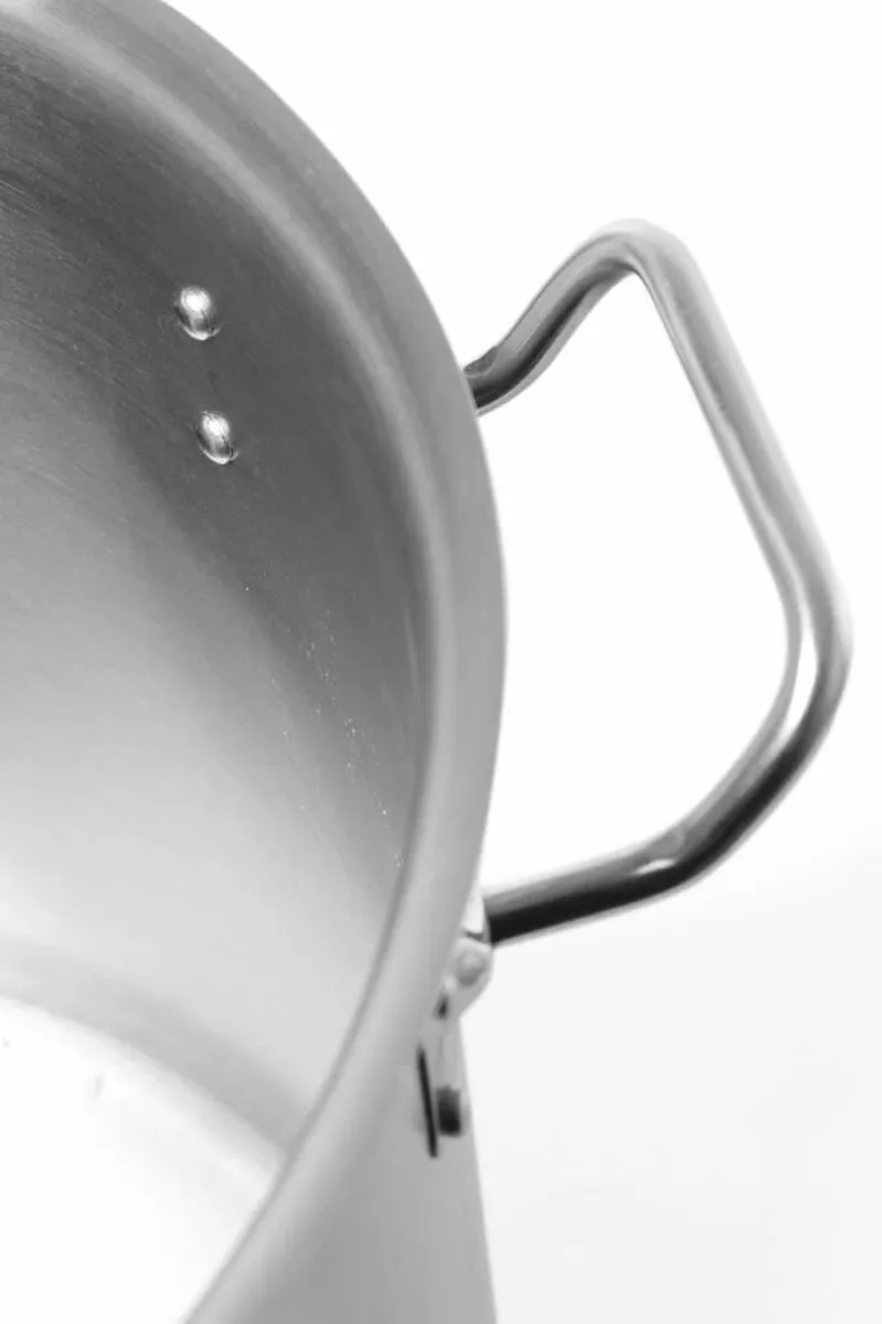 HENDI Kookpan 36L - Inductiegeschikt - Zilver