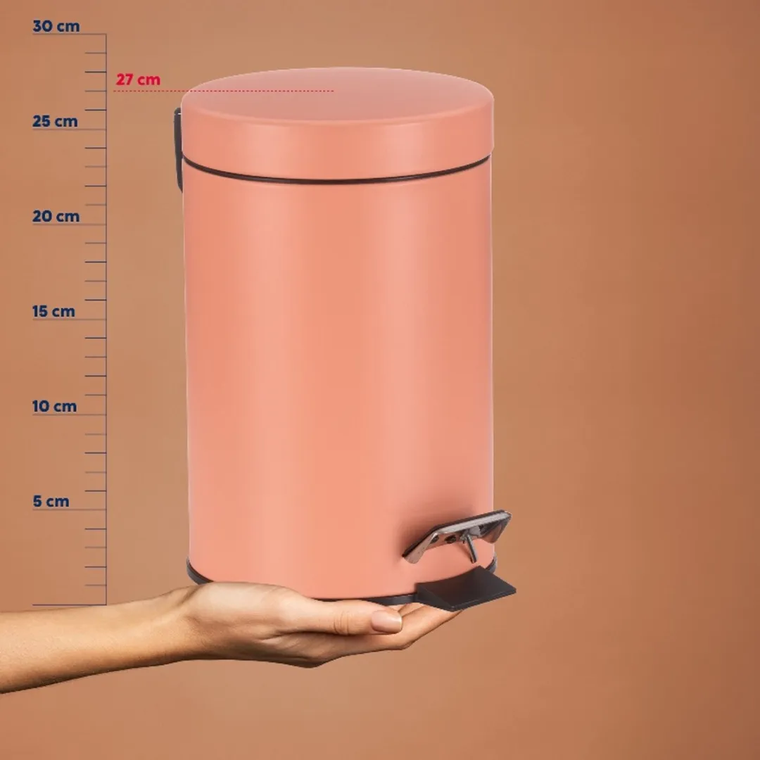 Kela Monaco Prullenbak Pedaal 3L - Roze