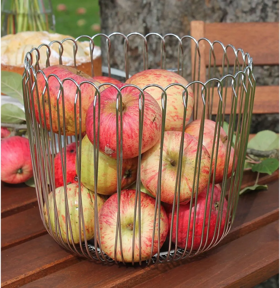 Kela Prato Fruitmand Hoog - 20cm - Zilver