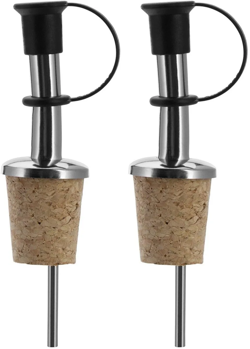 Westmark Inox Standard Schenktuit 2 Stuks - Natuurkurk