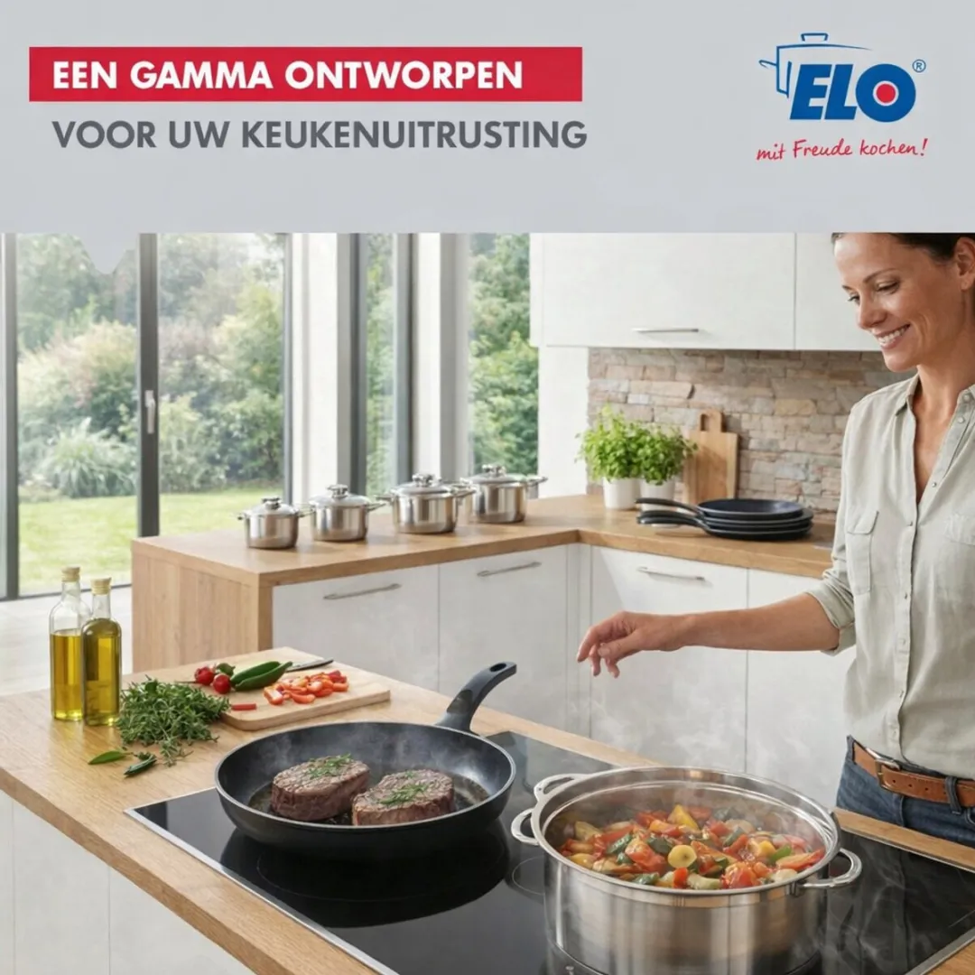 Fackelmann ELO 9728050 Keukengerei Set - 3-delig - Inductie - Zwart