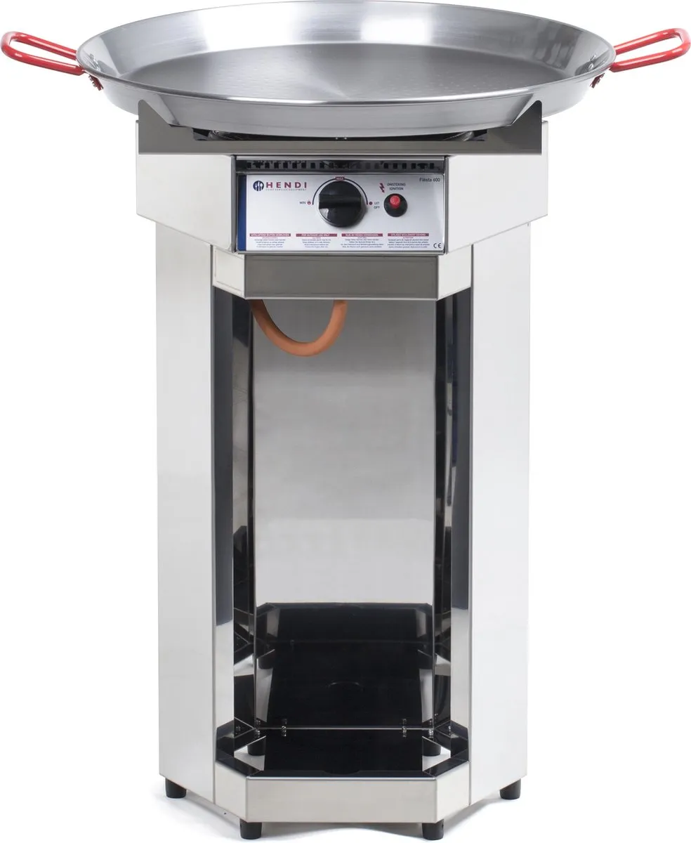 HENDI Paella Barbecue Fiësta 600 - 4,8 kW - Ø600mm