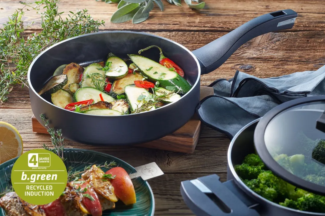 Berndes - B.Green - Hapjespan - 24 cm - Gerecycled Aluminium - Zilver