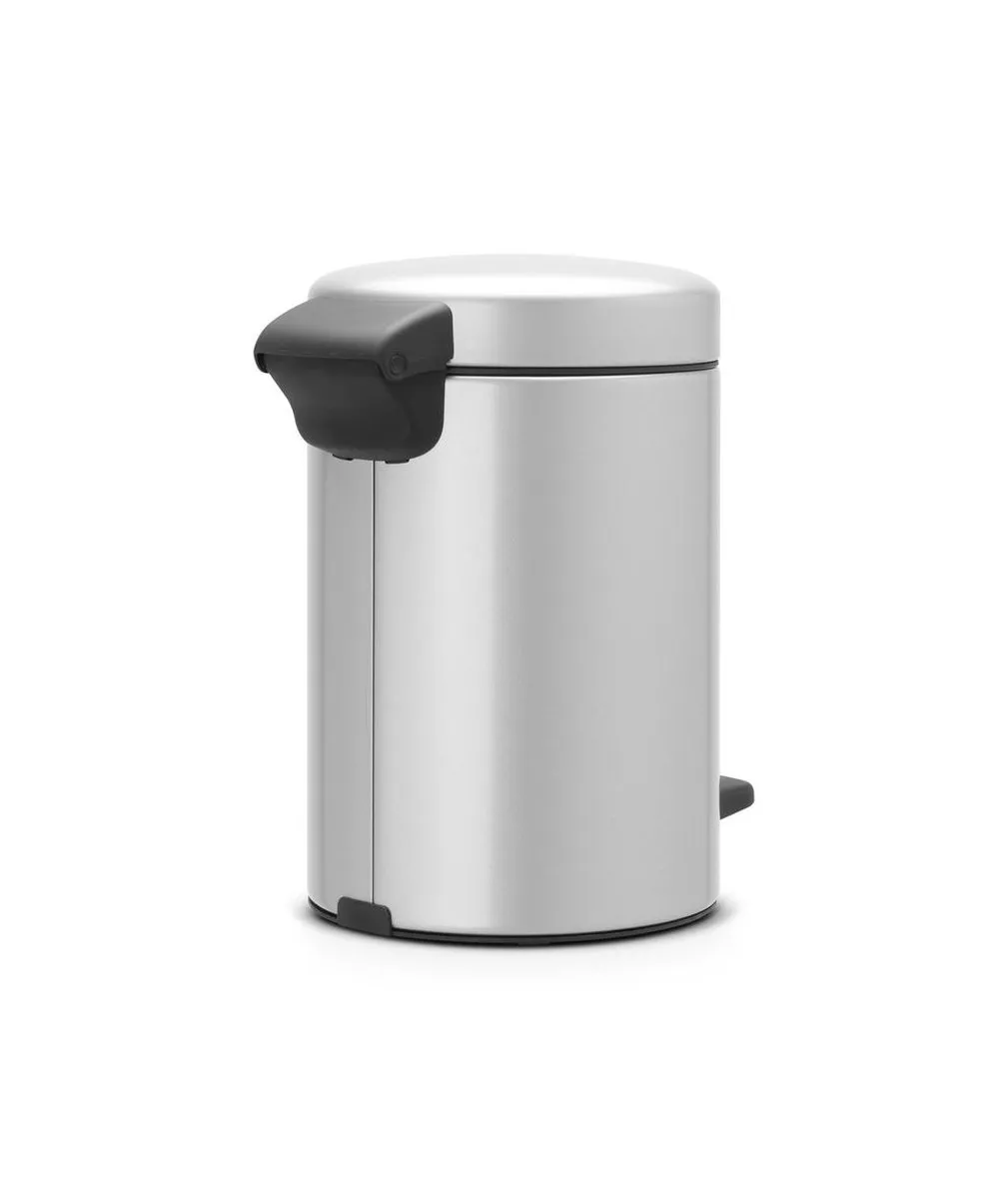 Brabantia NewIcon Prullenbak 3L - Metallic Grey