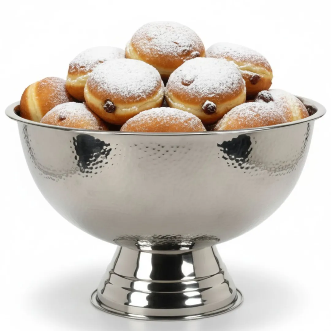 Excellent Houseware Oliebollenschaal RVS 40x24cm