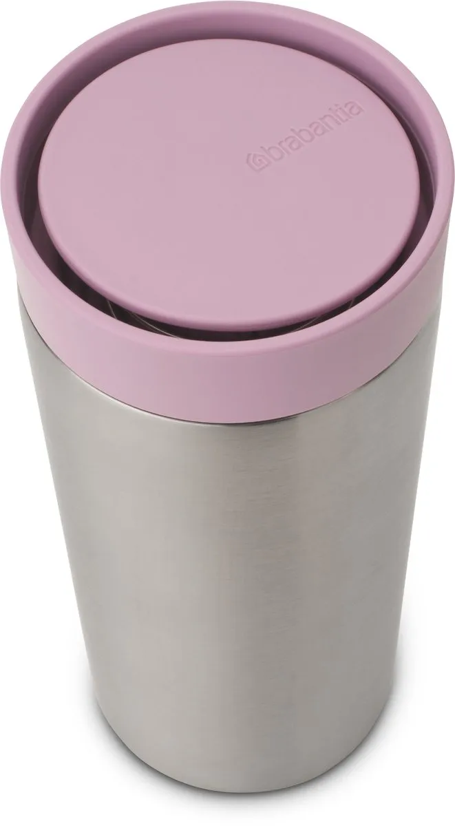 Brabantia Make & Take Thermosbeker 360ml - Lilac Pink