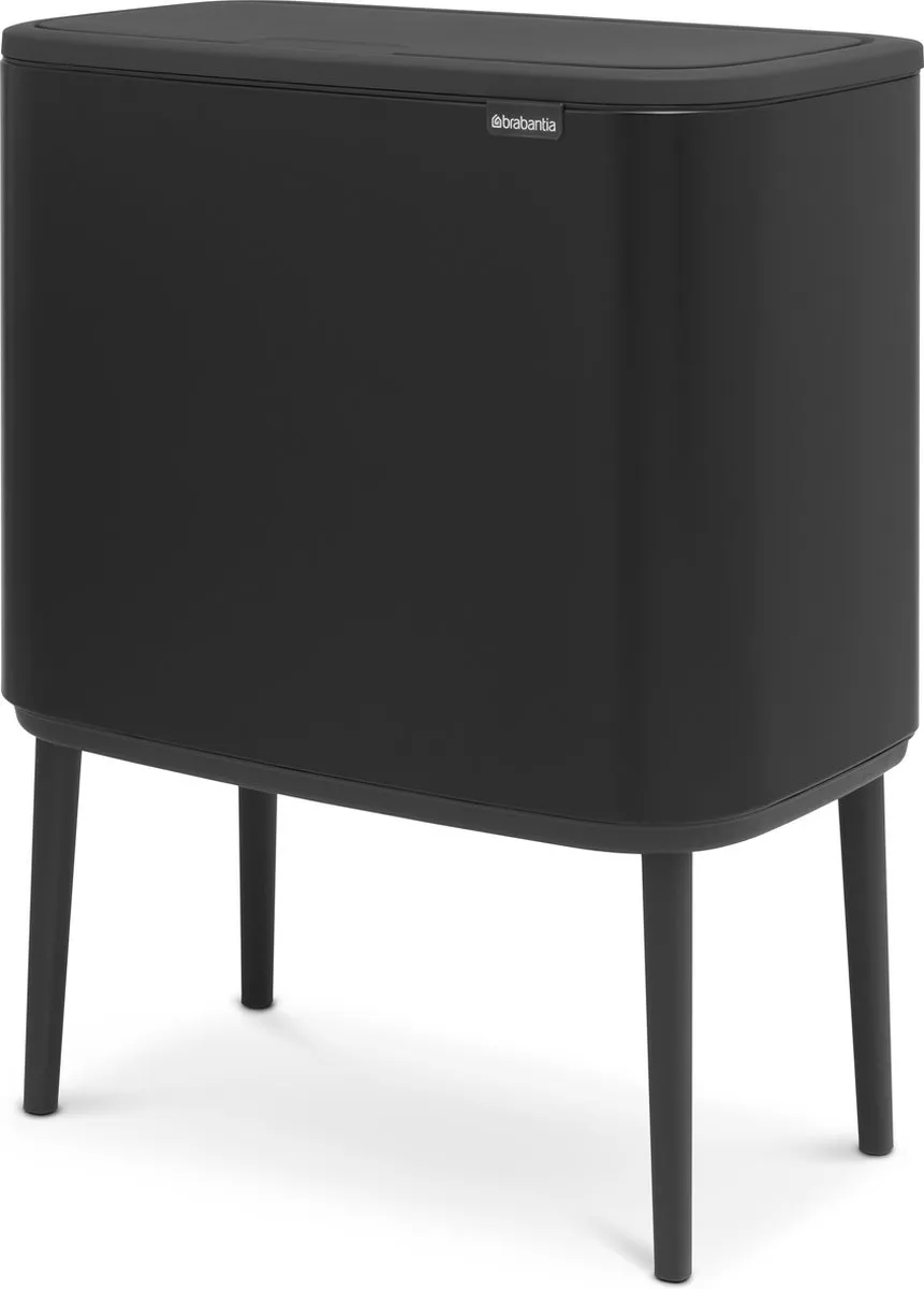 Brabantia Bo Touch Bin Prullenbak 316067 - 3x11L - Matt Black - afbeelding 6 van 6