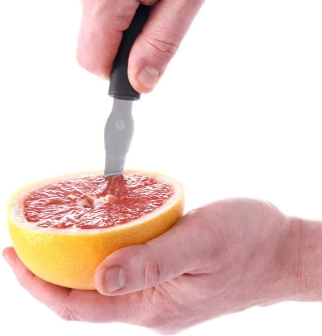 HENDI Grapefruitmes 210mm - Zwart - Roestvrij staal