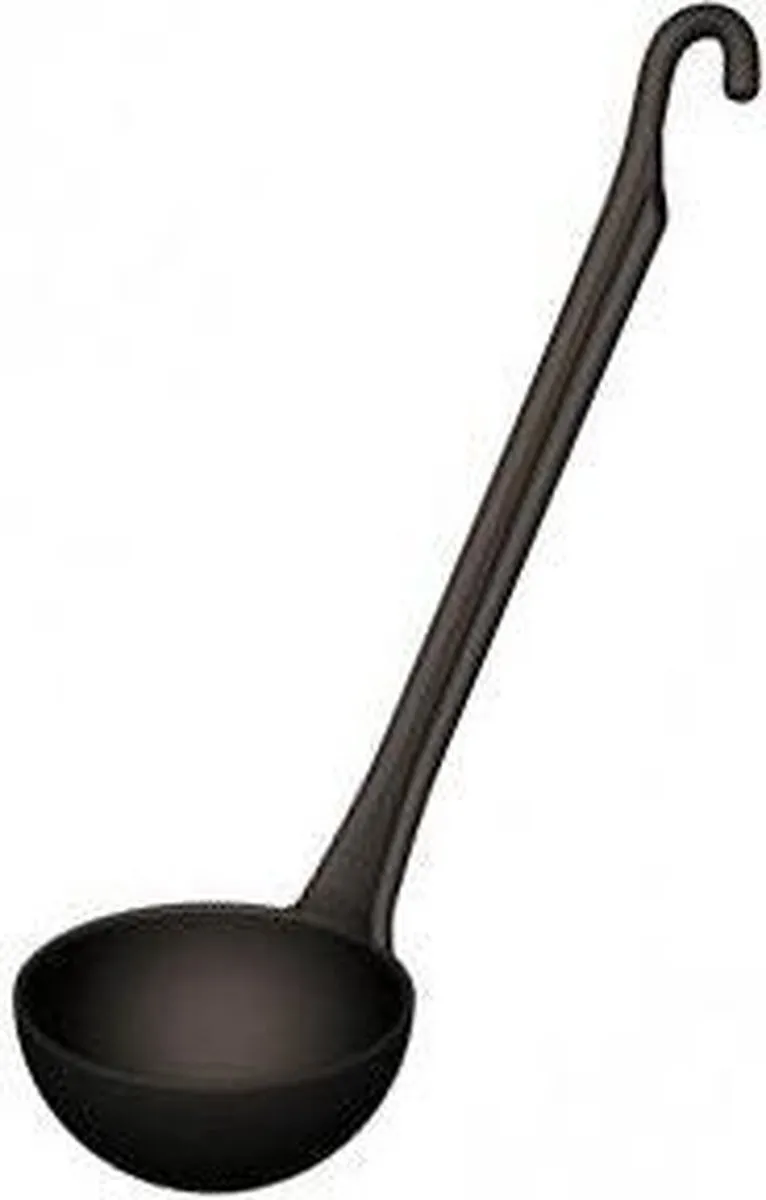 Paderno PA+ Soeplepel Kort 10cm - Zwart