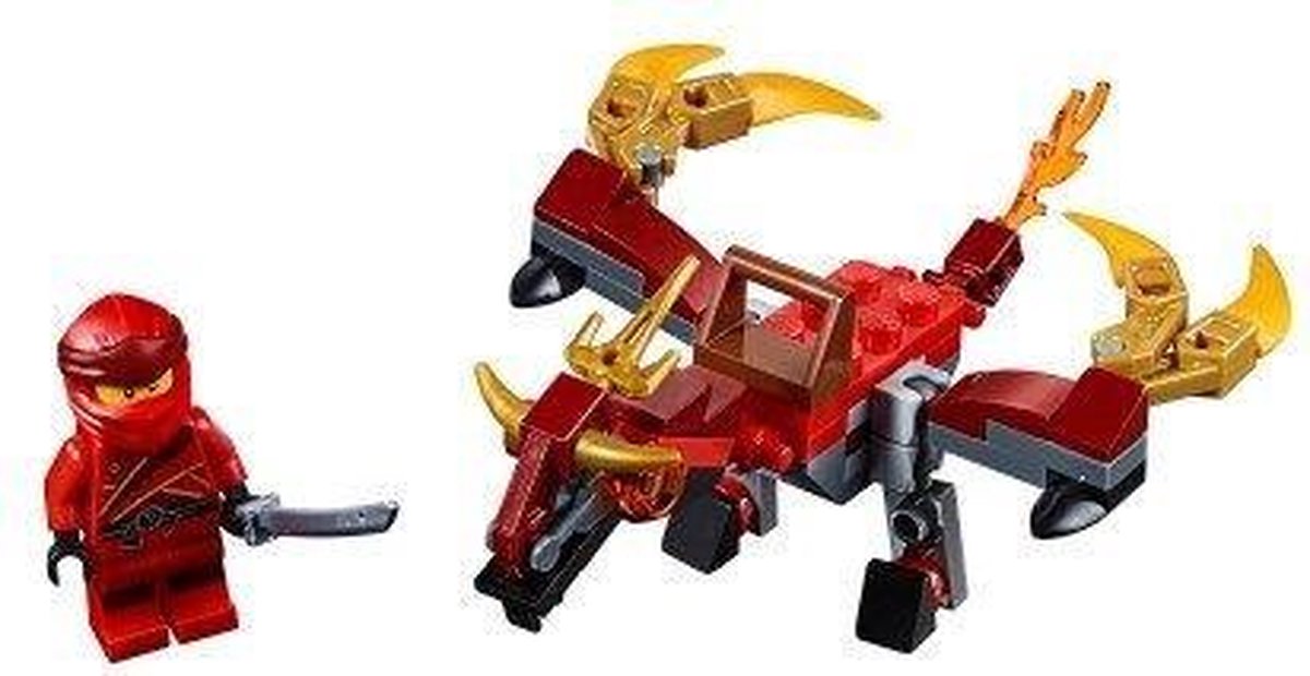 LEGO Ninjago Kai en de Vuurdraak Zakje - 30535 (Polybag)