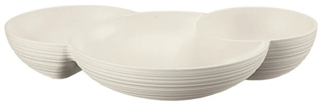 Guzzini Tierra Hors d抩euvre schaal melkwit - 295x214x52mm