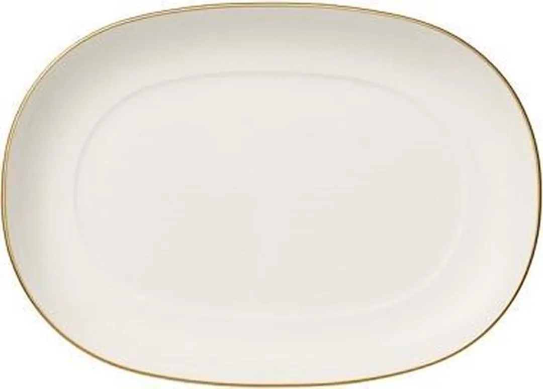 Villeroy & Boch Anmut Gold Zuurschaaltje 20cm - Wit/Goud