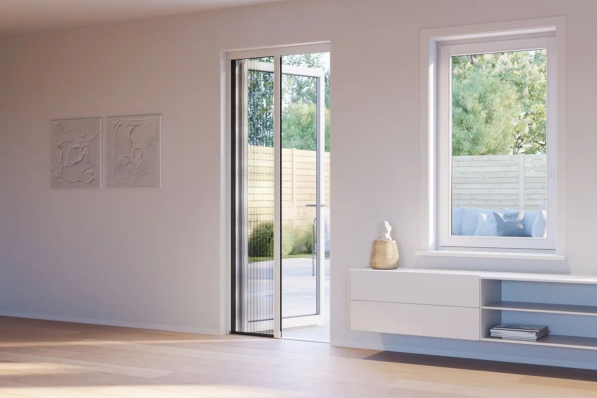 Bruynzeel Plisséhordeur S900 96x200-203cm Wit