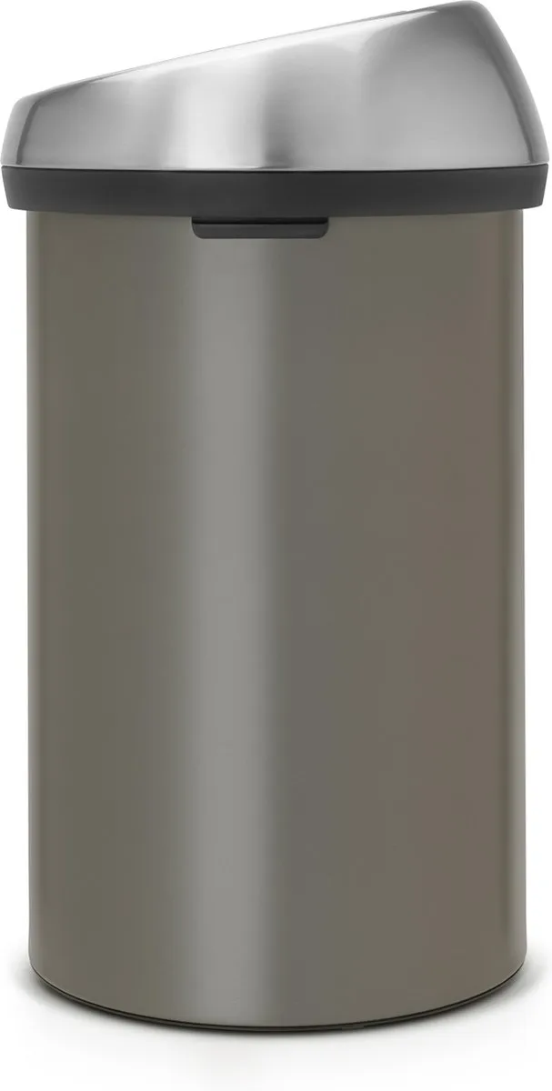 Brabantia Touch Bin Prullenbak 60L - Platinum/Matt Steel FPP