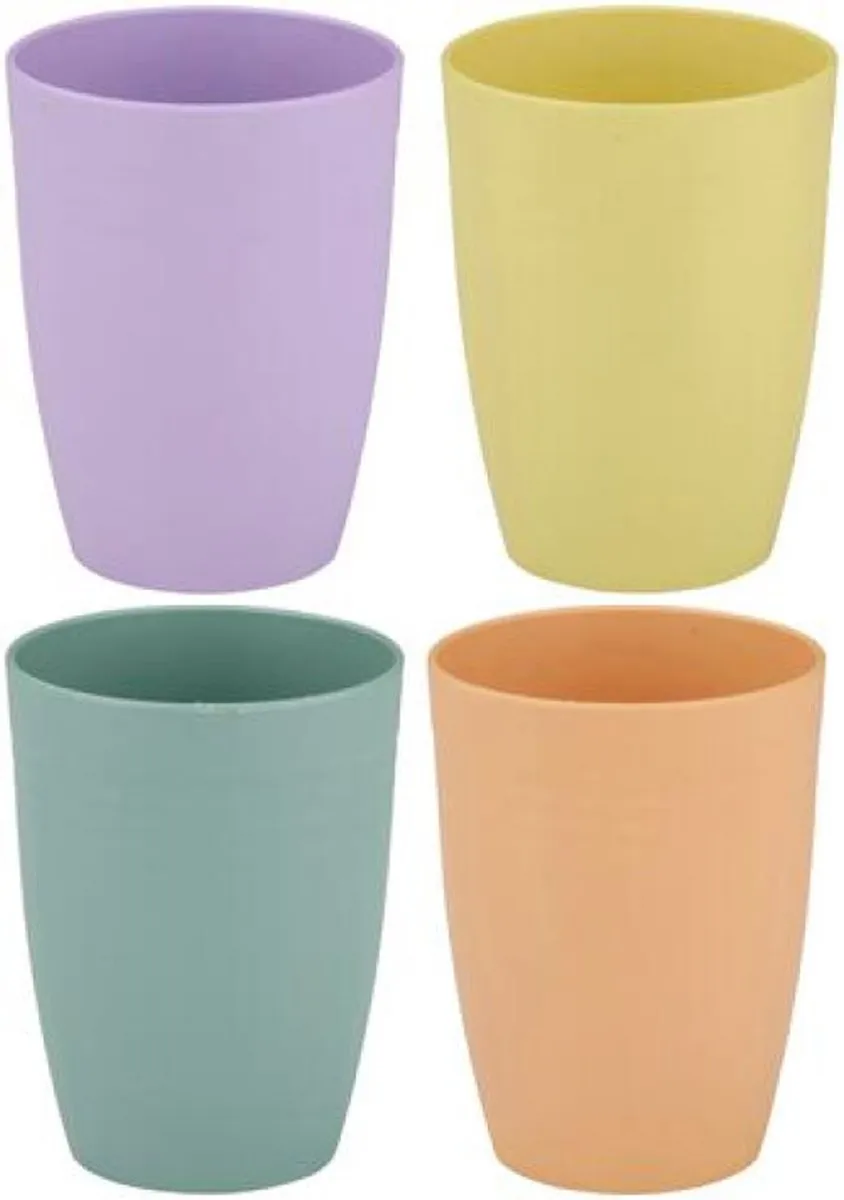 Alpina Camping Kinderservies 12-delig - o.a. Bekers/Borden/Schaaltjes - 4 Personen