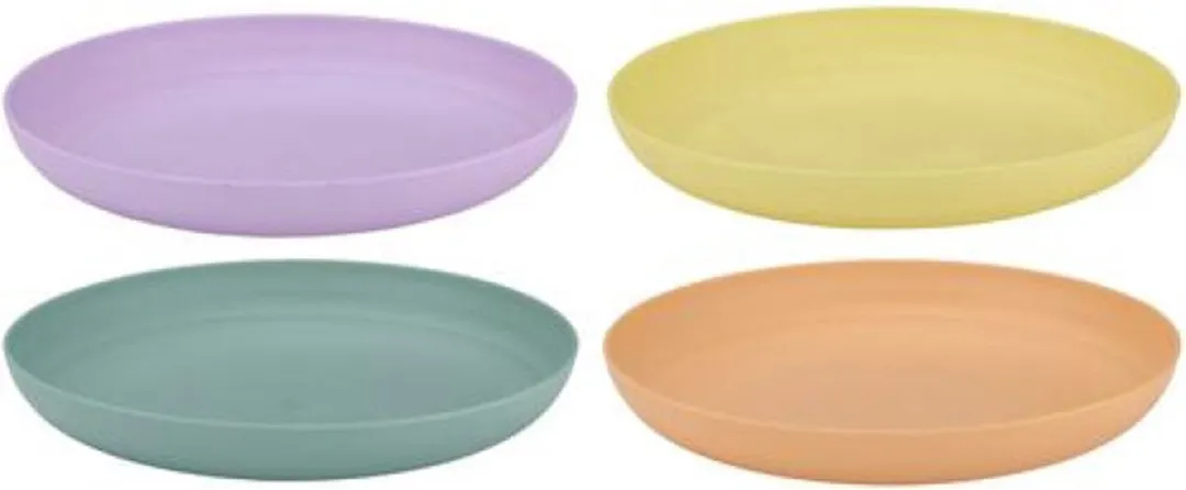 Alpina Camping Kinderservies 12-delig - o.a. Bekers/Borden/Schaaltjes - 4 Personen
