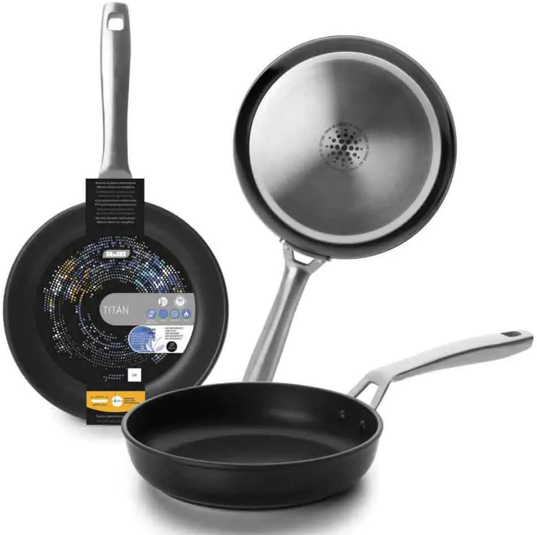 Ibili Titan Koekenpan 30cm - Zwart - afbeelding 4 van 4