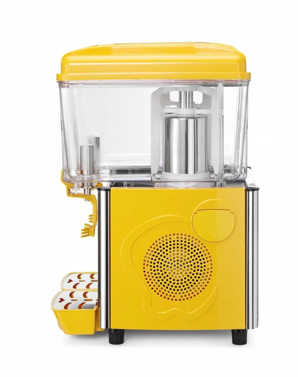 Hendi Dubbele Sapdispenser 24L - Instelbare temperatuur - Geel/RVS